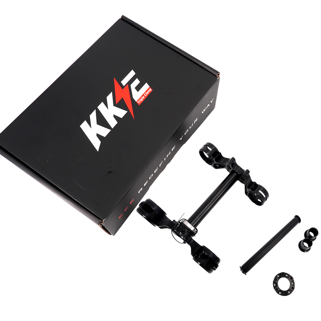 KKE Widen Drop Crown Triple Tree Clamp Kit For SurRon Light Bee, KKE 35MM Front Suspension Fork KKE Racing