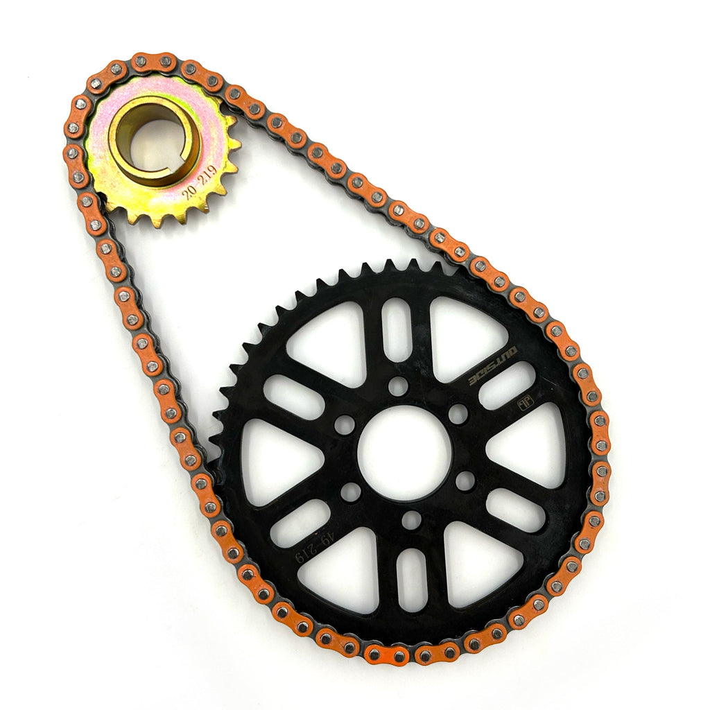 Primary Belt to Chain Conversion Kit | 219 | RK Sealed O-Ring | Surron Light Bee eDirtyBike
