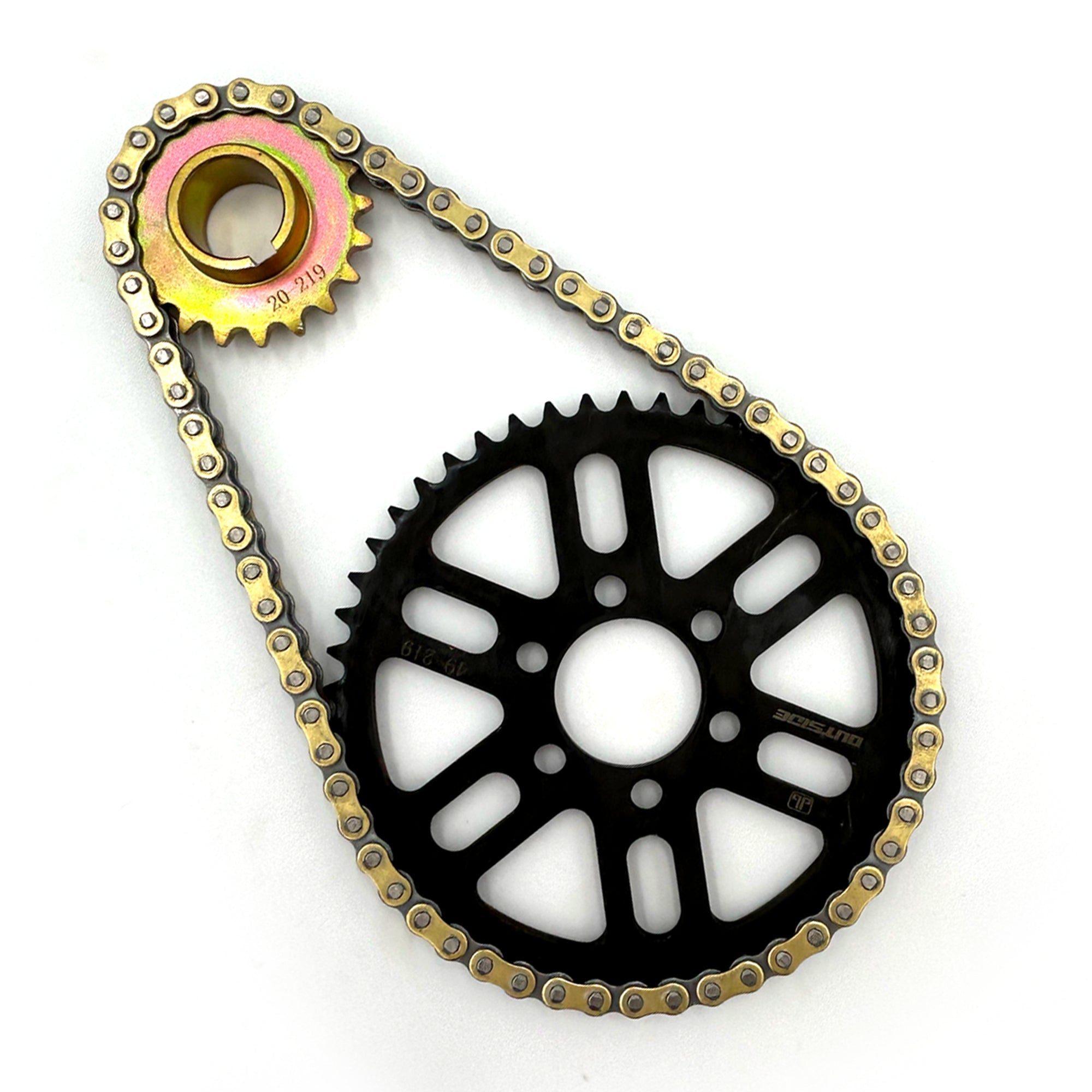 Primary Belt to Chain Conversion Kit | 219 | RK Non-Sealed | Surron LBX eDirtyBike