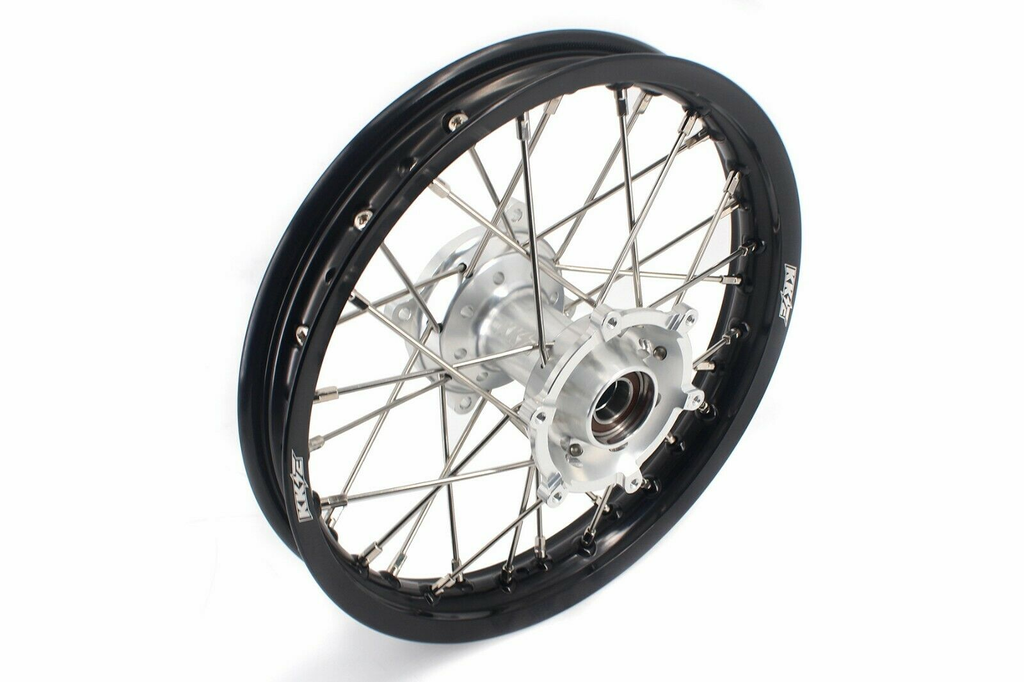 KKE 19"*1.6 & 16"*1.85 Kid's Big Wheels Fit KTM SX 85 Husqvarna TC85 GAS GAS MC85 2021-2024 Silver Hub KKE Racing