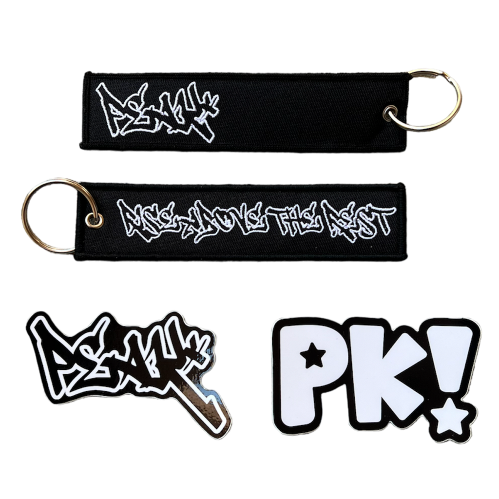 Peak Keychain and Sticker Pack Peak