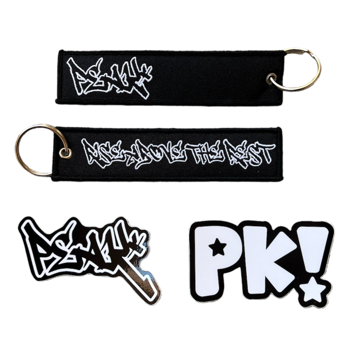 Peak Keychain and Sticker Pack Peak