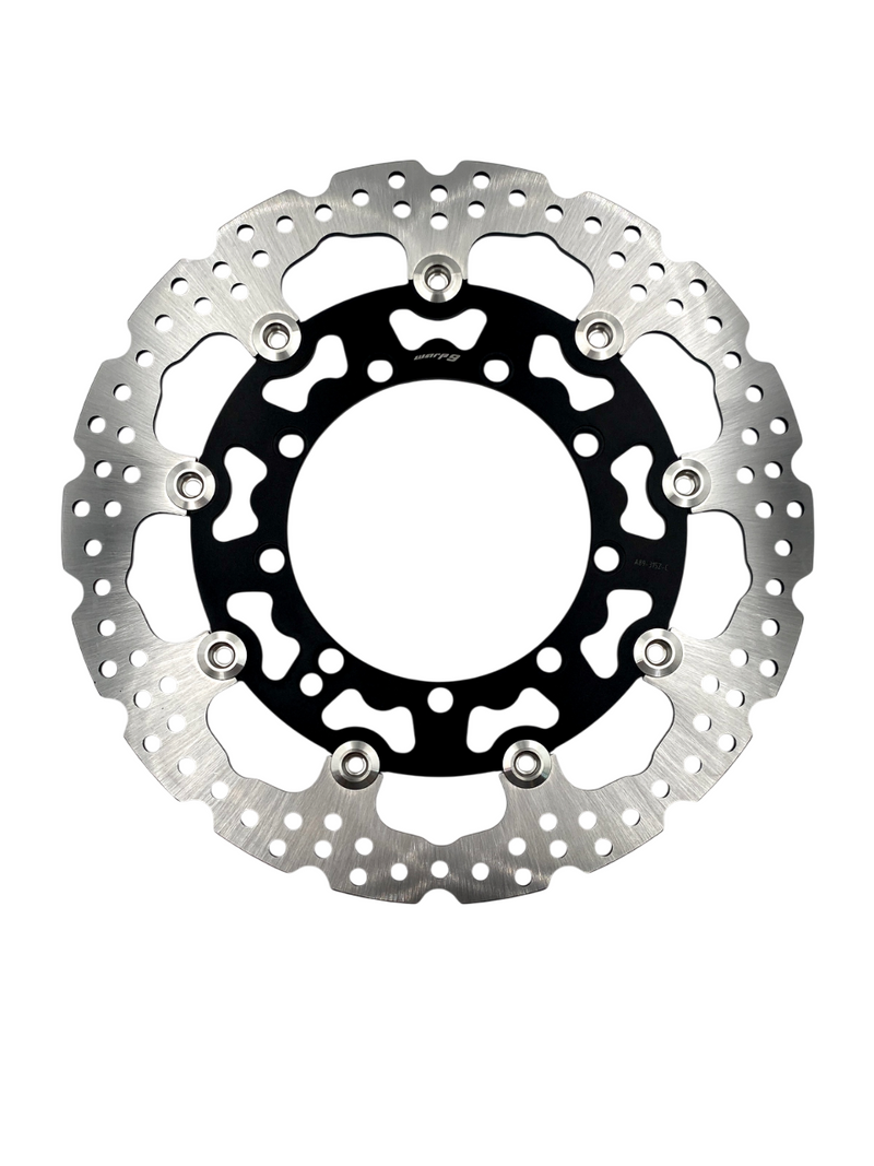 GEN 1 AND 2 KLR650 320MM FRONT FLOATING ROTOR (includes rotor bolts) Warp9Racing