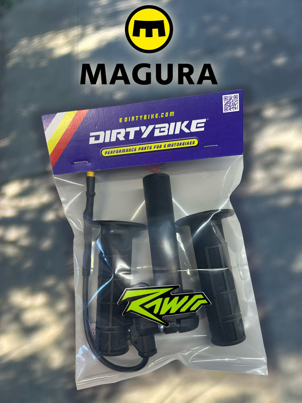 1/4 Turn Electronic Magura Throttle | DirtyBike | Rawrr Mantis X | Mantis Mini eDirtyBike