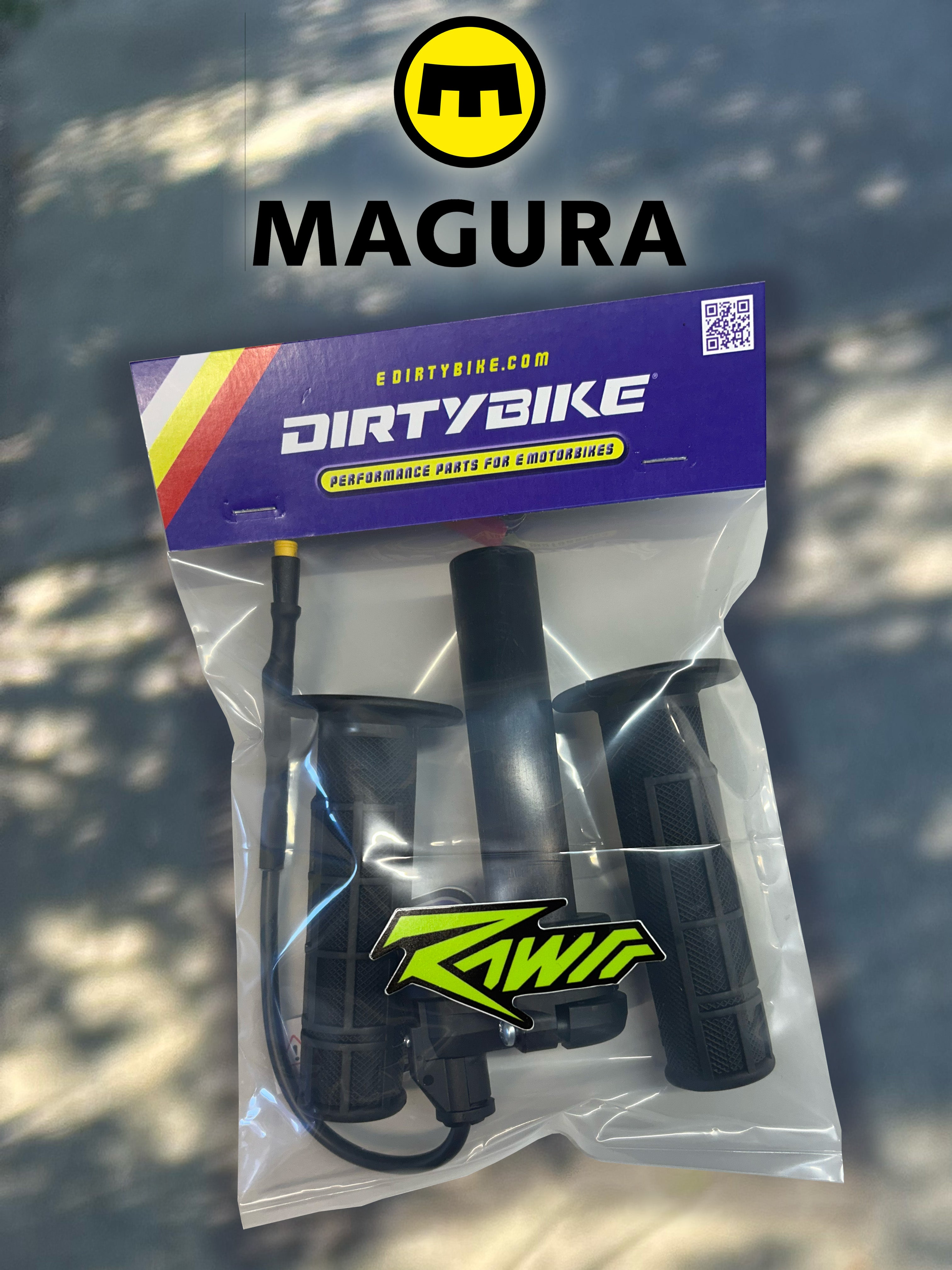 1/4 Turn Electronic Magura Throttle | DirtyBike | Rawrr Mantis X | Mantis Mini eDirtyBike