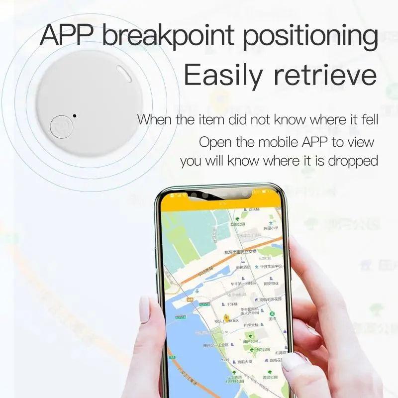 Mini GPS Locator AntiLost Alarm Wallet Keychain Smart Tag Bluetooth-Compatible Tracer Keychain Dog Pet Child Tracker Key Finder LUNDY'S