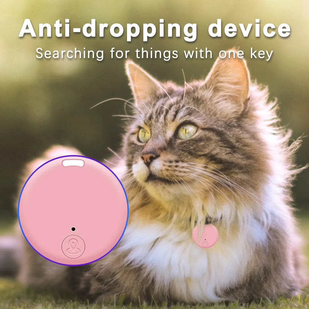 Mini GPS Locator AntiLost Alarm Wallet Keychain Smart Tag Bluetooth-Compatible Tracer Keychain Dog Pet Child Tracker Key Finder LUNDY'S
