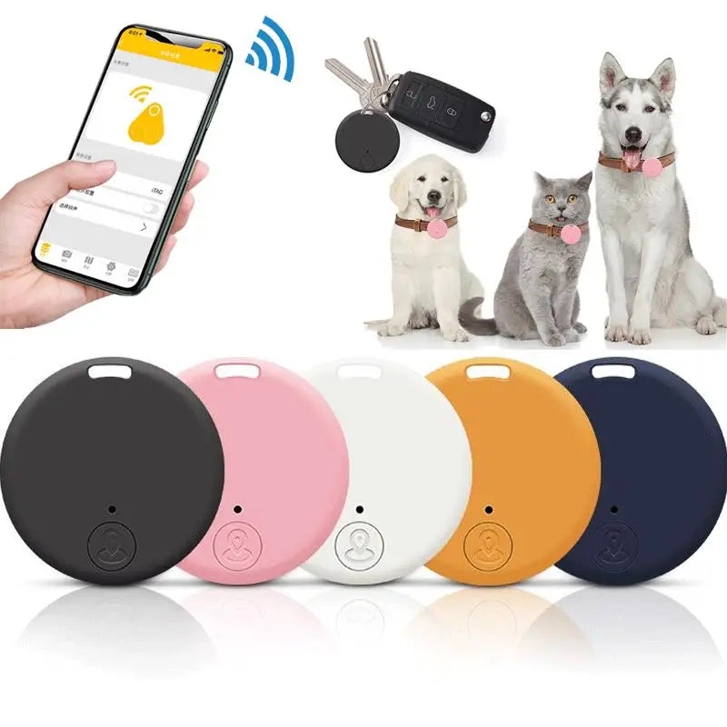 Mini GPS Locator AntiLost Alarm Wallet Keychain Smart Tag Bluetooth-Compatible Tracer Keychain Dog Pet Child Tracker Key Finder LUNDY'S