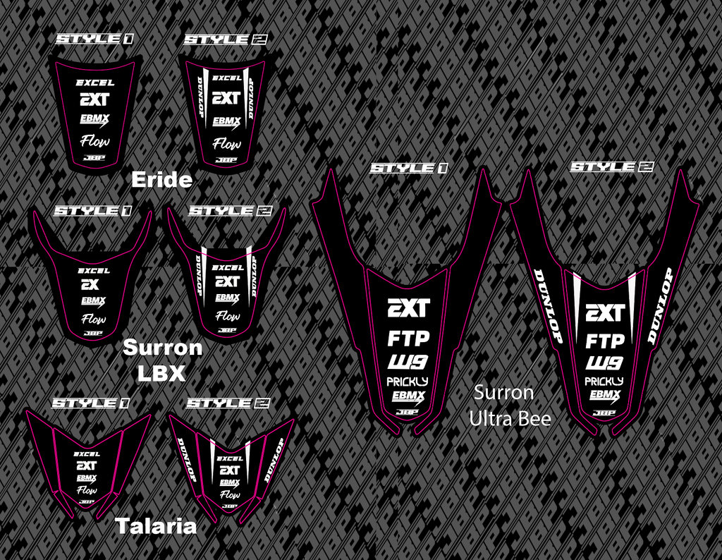 E-Bike Rear Fender Decal JBP