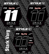 Stark Varg Front Plate Decals JBP