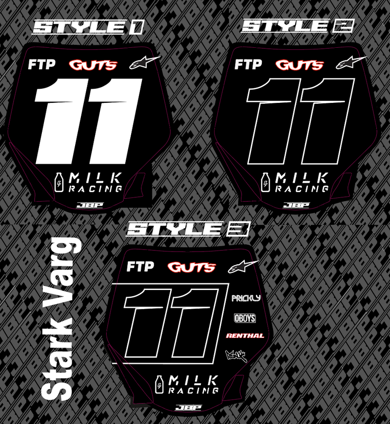 Stark Varg Front Plate Decals JBP