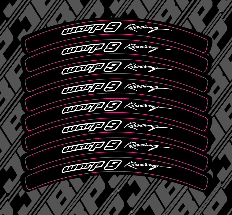 Warp 9 Rim Decals JBP