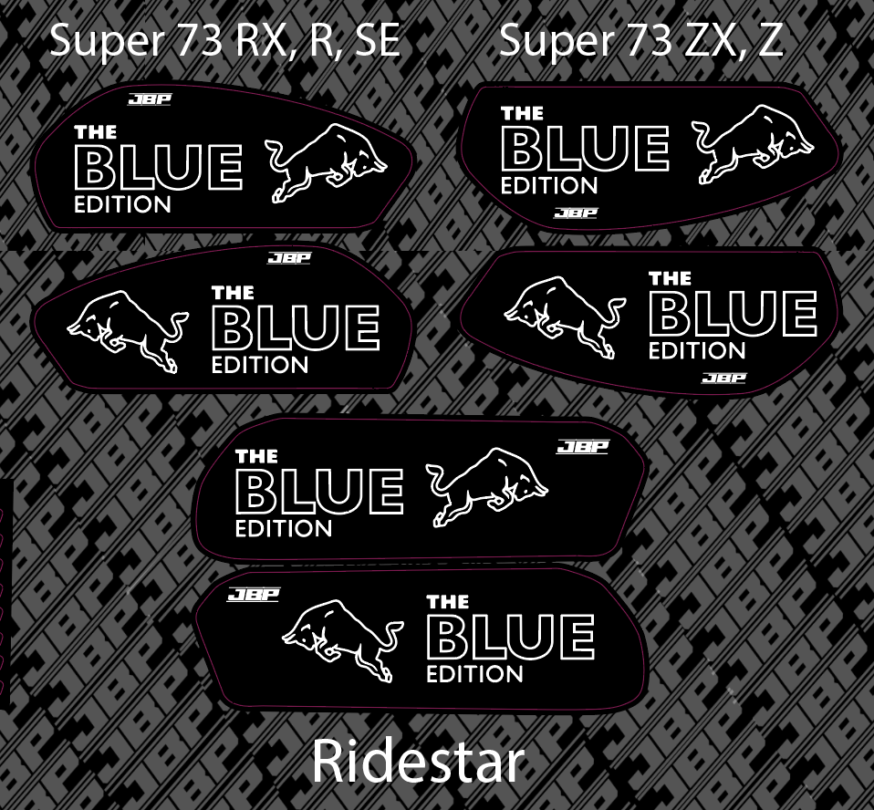Energy Edition Super 73/Ridestar Battery Decals JBP