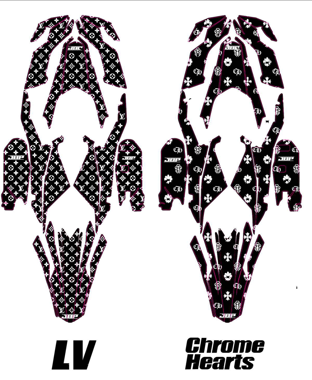 (R-Tech) Designer Ultra Bee Plastics Wraps JBP