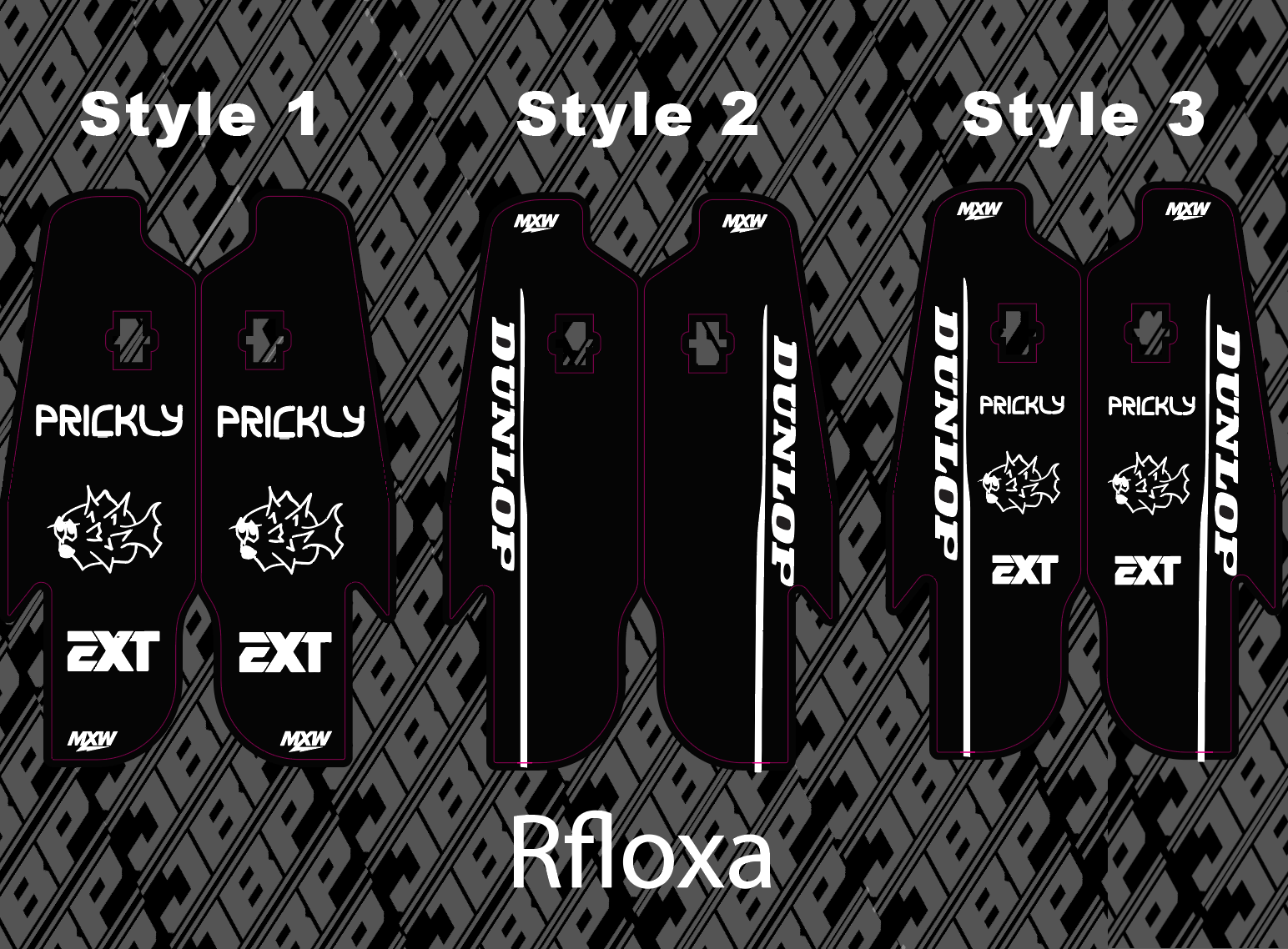Rfloxa Fork Guard Decals JBP