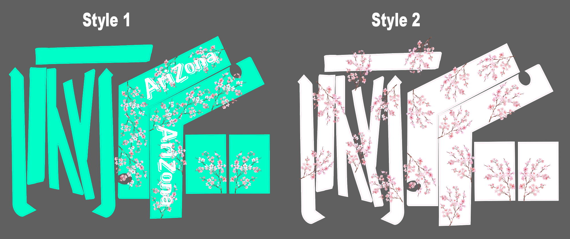 Tuttio Cherry Blossom Graphics kit JBP