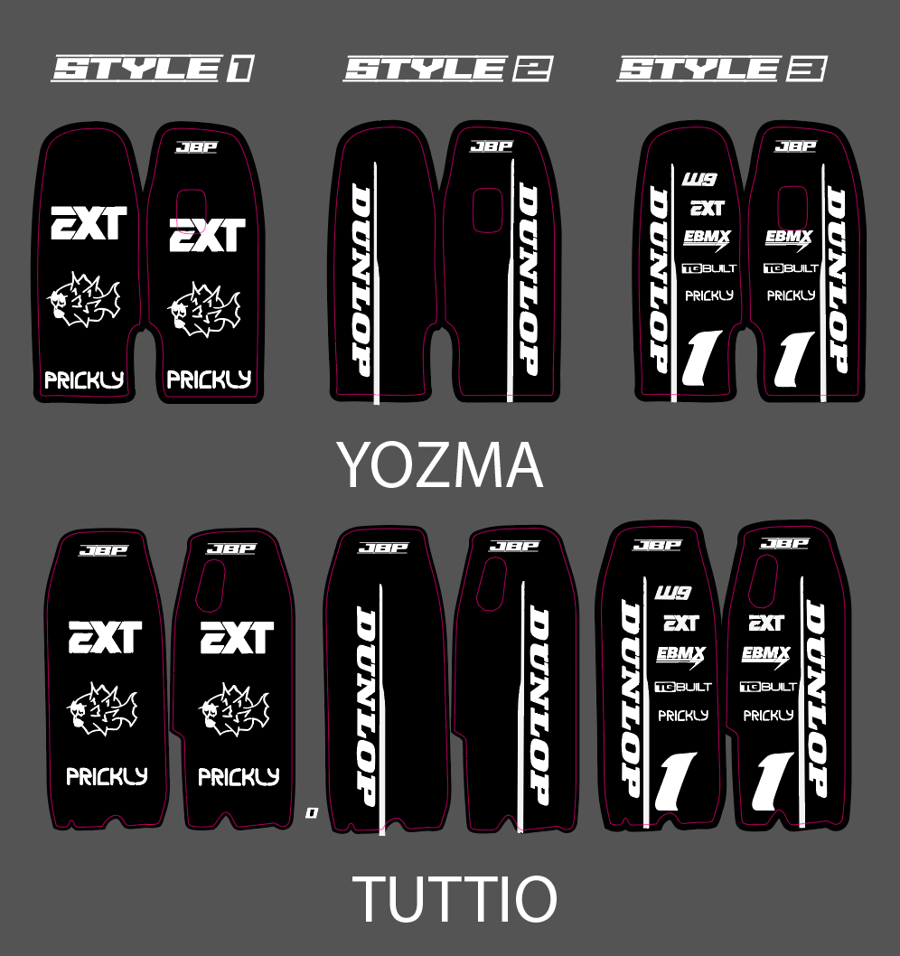 Tuttio/Yozma Fork Guard Decals JBP