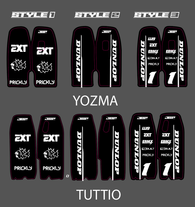 Tuttio/Yozma Fork Guard Decals JBP