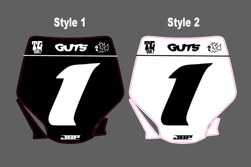 Stark Varg Race Front Plate Decal JBP