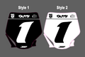 Stark Varg Race Front Plate Decal JBP