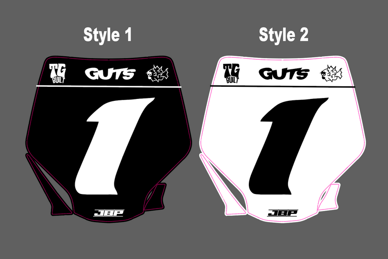 Stark Varg Race Front Plate Decal JBP