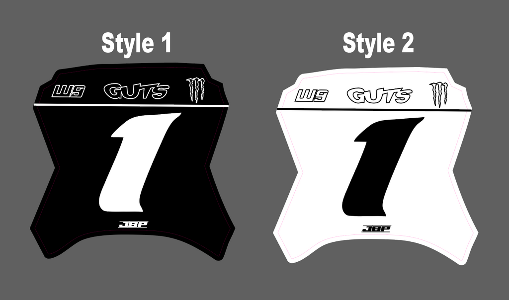 Yozma Race Front Plate Decal JBP