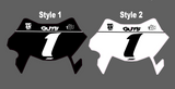 UltraBee Race Front Plate Decal JBP