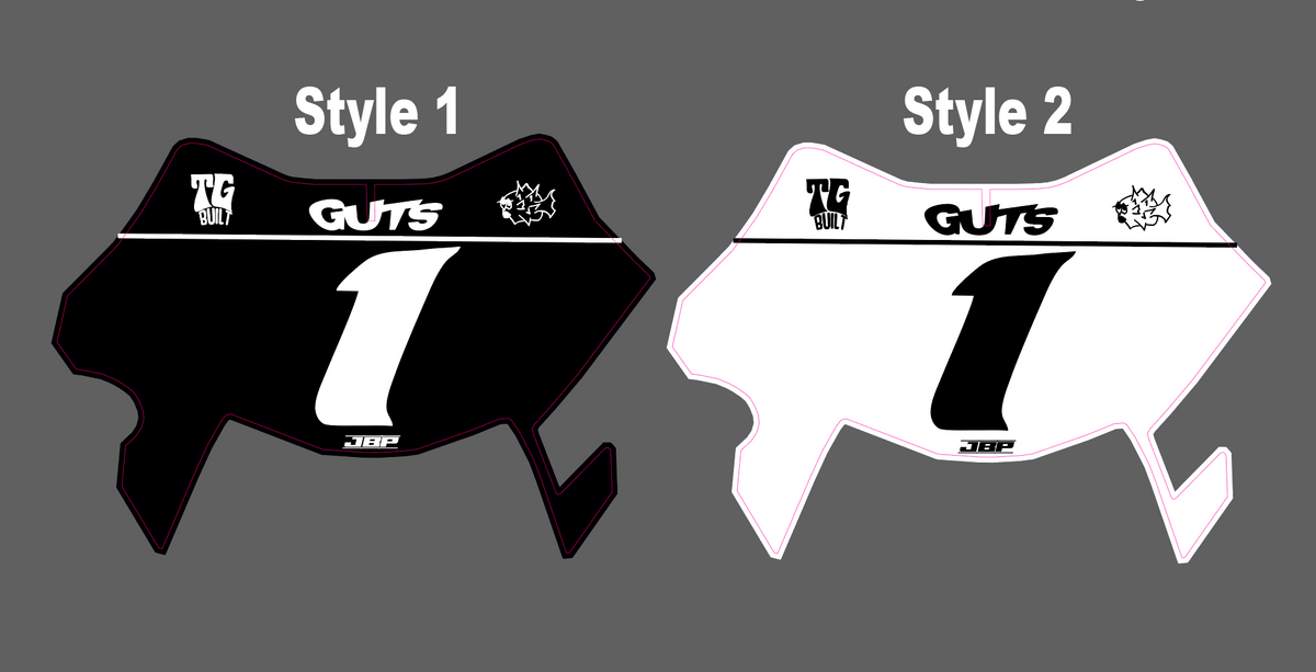 UltraBee Race Front Plate Decal JBP