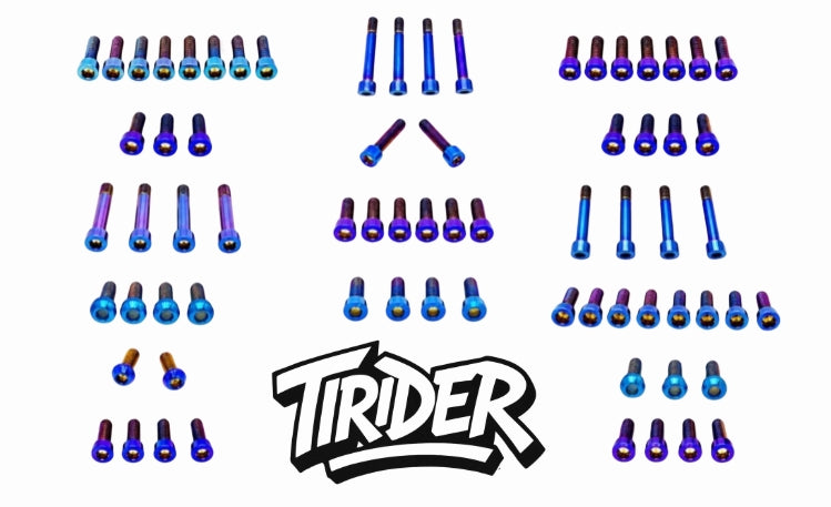 Super 73 titanium bolt kit Tirider