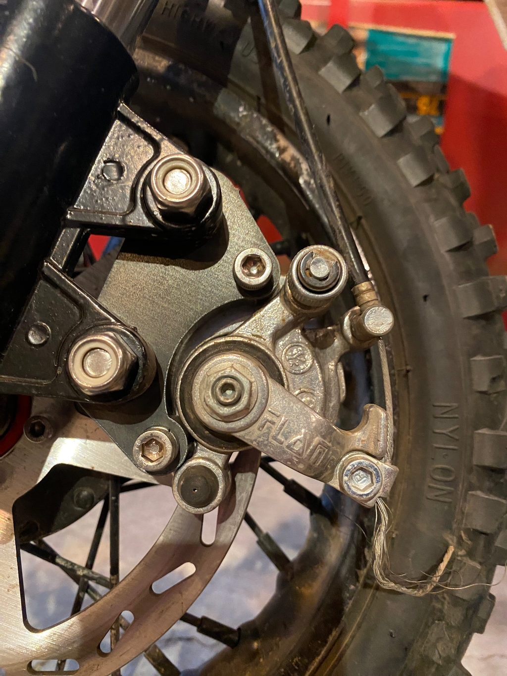 Brake Adapter Kit for Stock Brakes to RnD Forks Ride or Die R&D