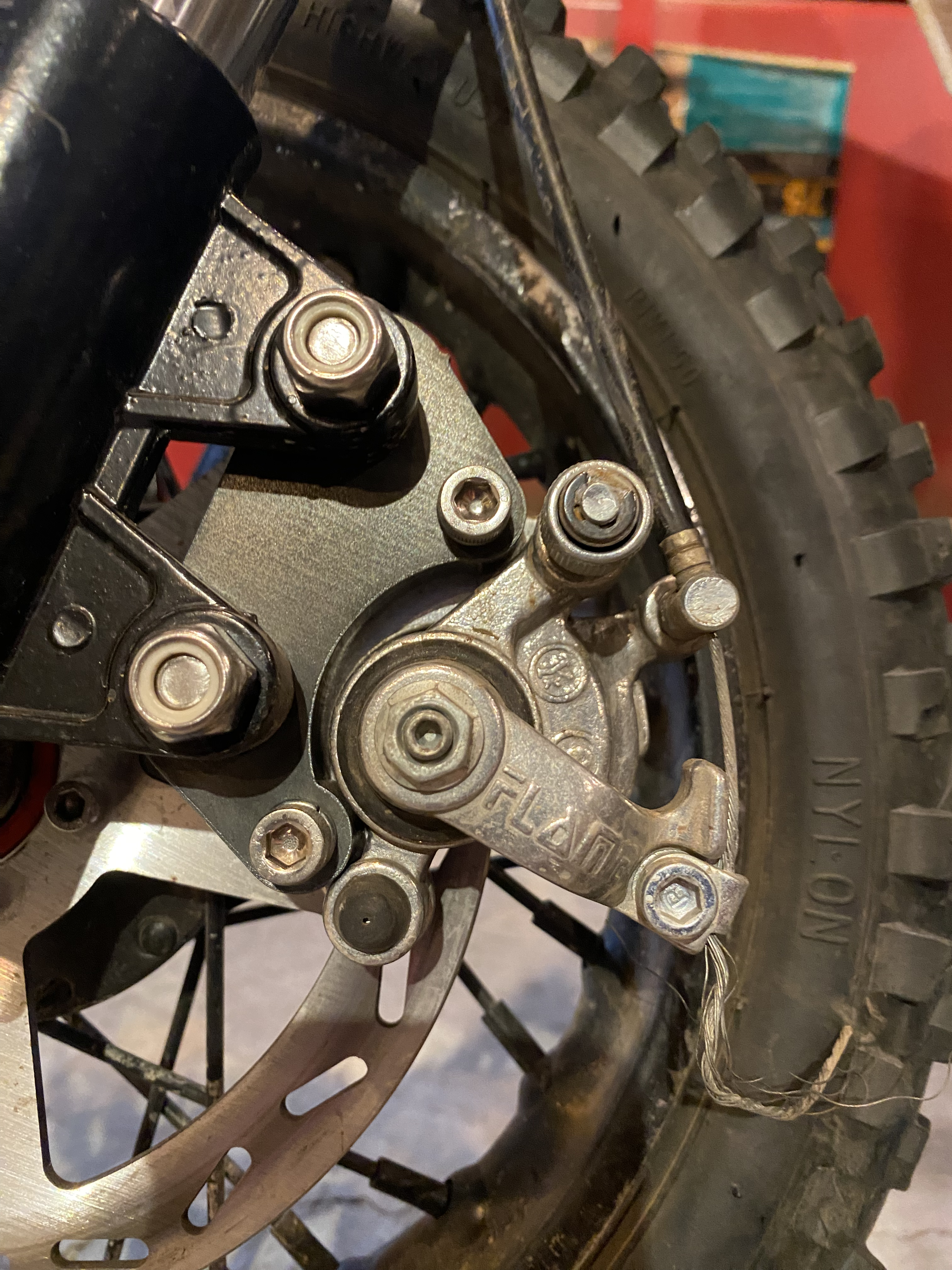 Brake Adapter Kit for Stock Brakes to RnD Forks Ride or Die R&D
