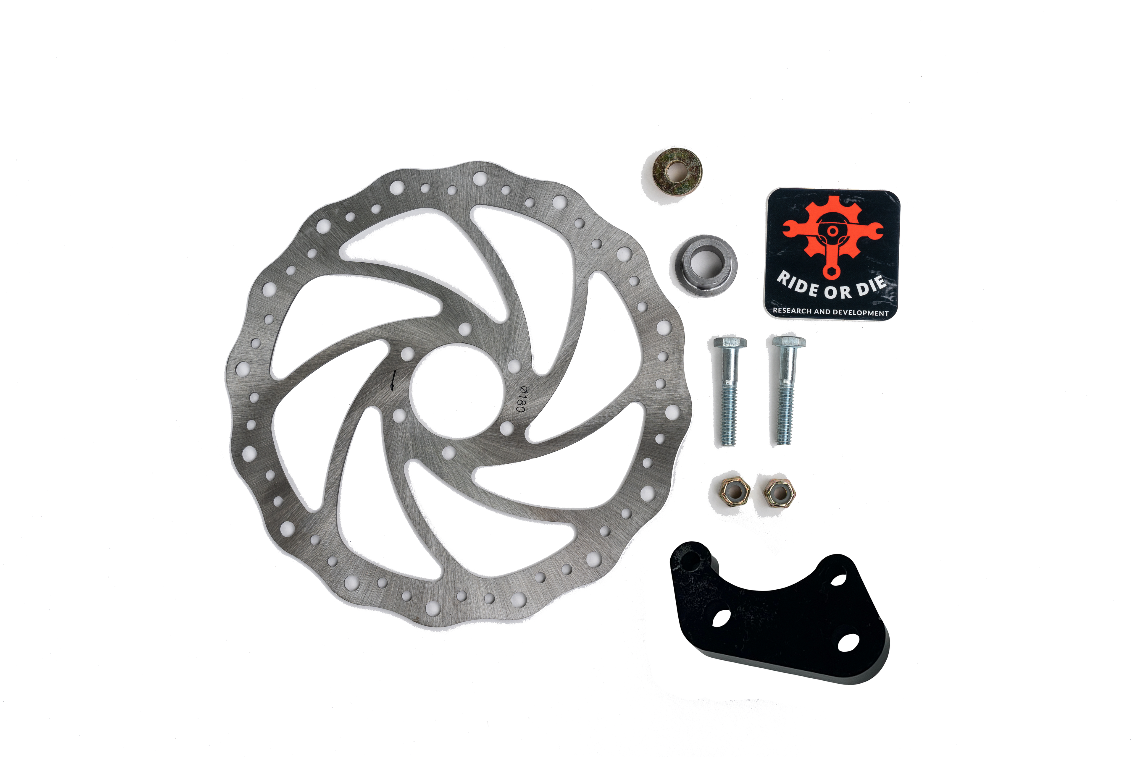 Brake Adapter Kit for Zoom Brakes to RnD Forks Ride or Die R&D