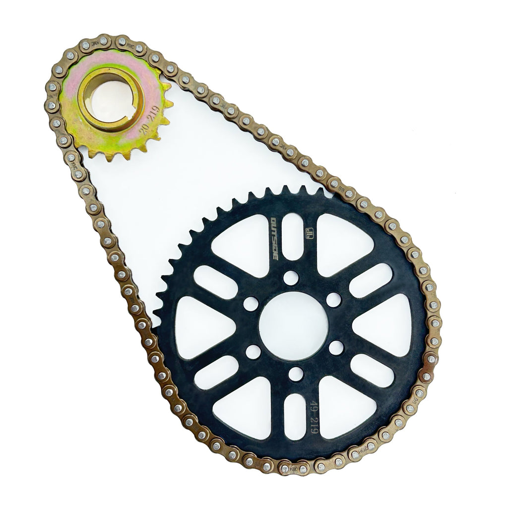 Primary Belt to Economy Chain Conversion Kit | 219 | KMC Non-Sealed | Surron LBX eDirtyBike