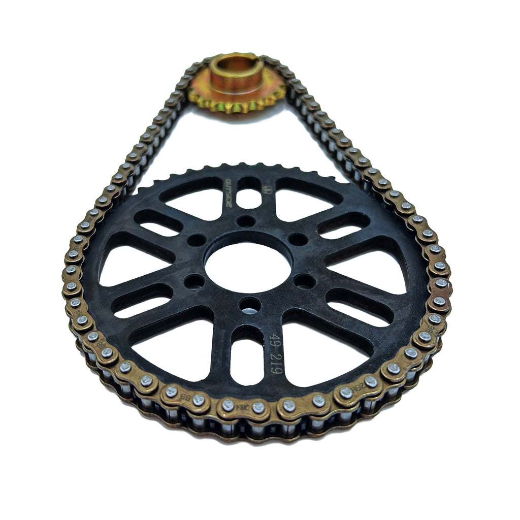 Primary Belt to Economy Chain Conversion Kit | 219 | KMC Non-Sealed | Surron LBX eDirtyBike