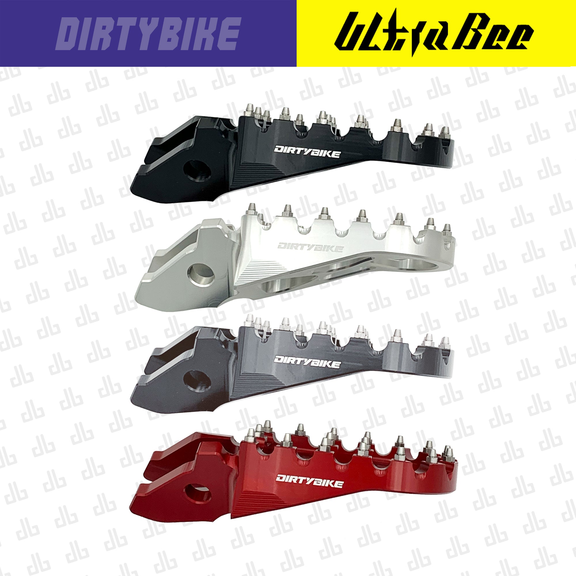 Foot Pegs Aluminum CNC Heavy Duty | Sur-Ron Ultra Bee eDirtyBike