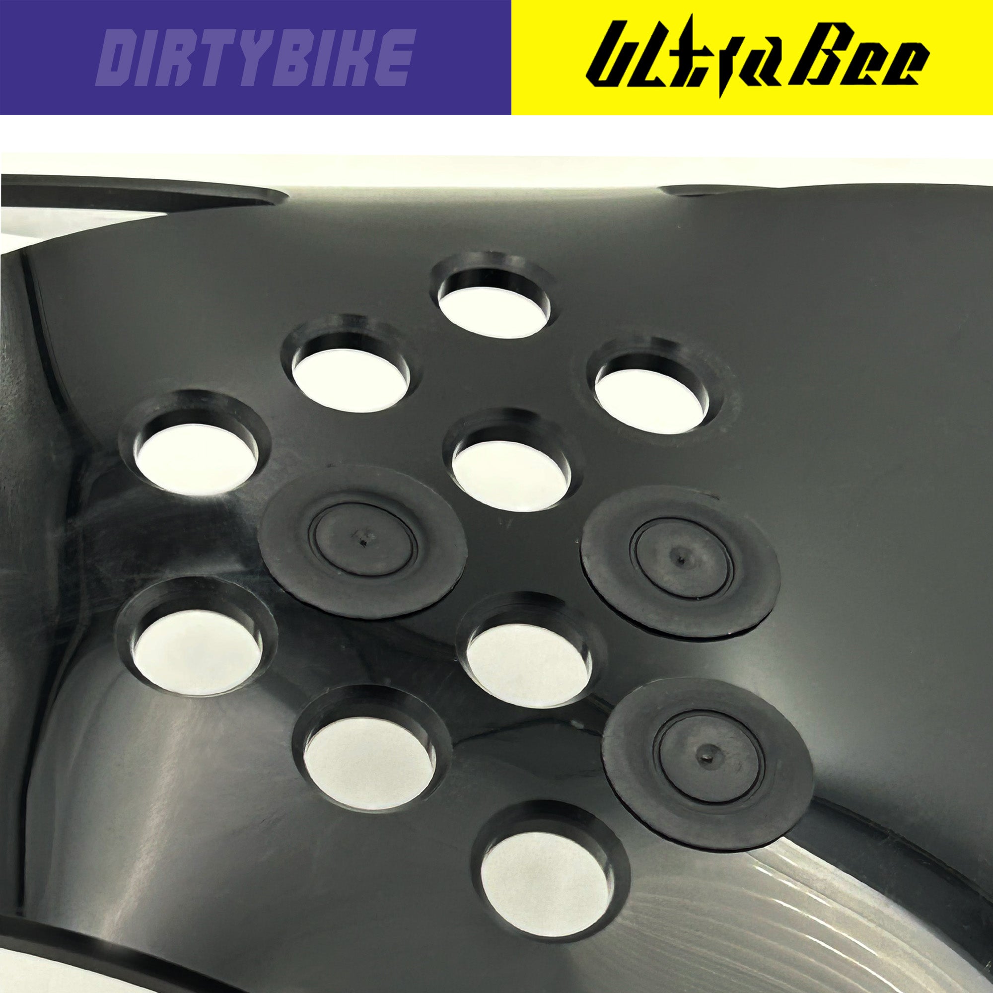 Hard Enduro Skid Plate Mud Plugs | Surron Ultra Bee eDirtyBike