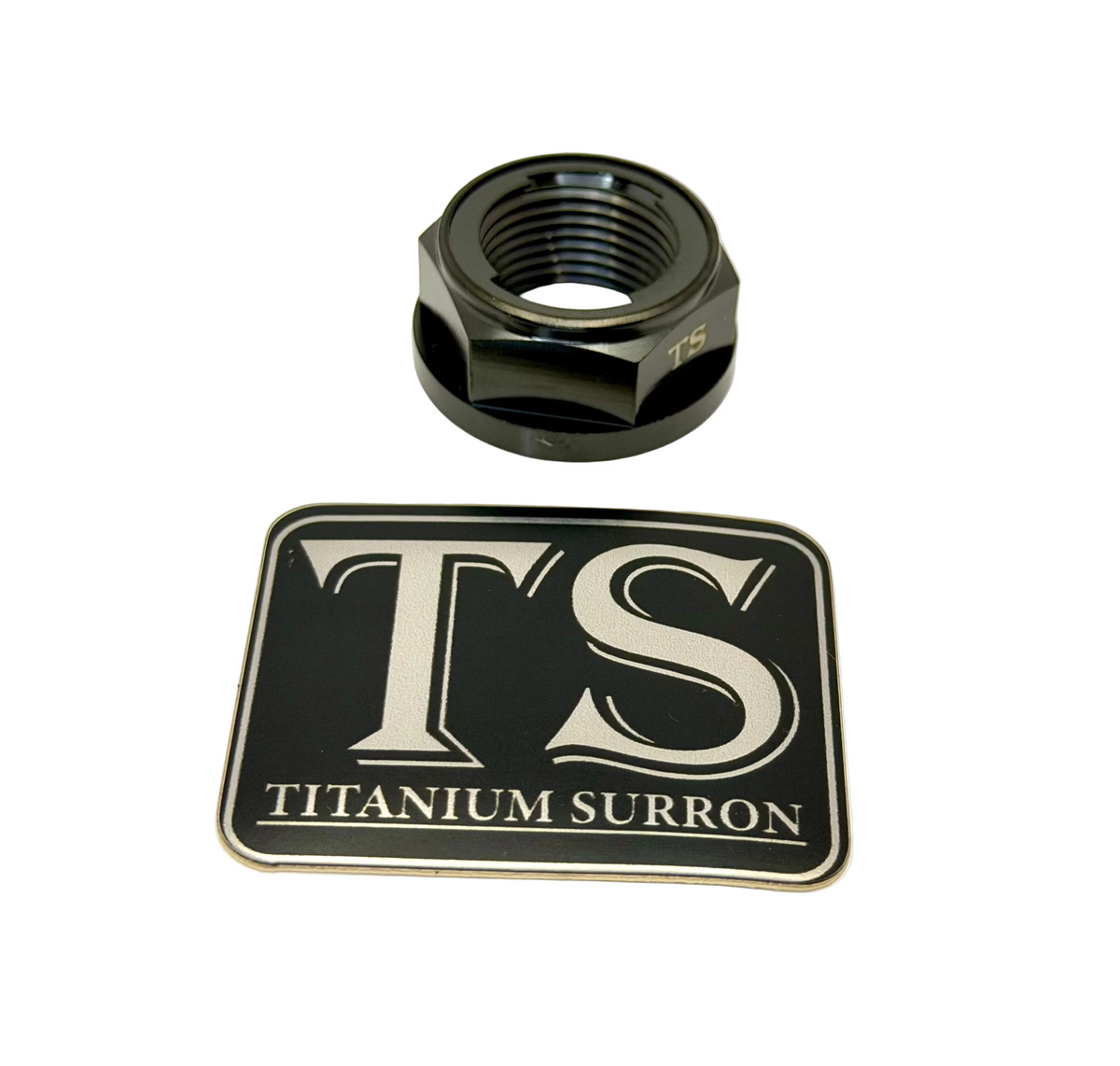 Titanium Rear Axle Nut - E-Moto Titanium Surron