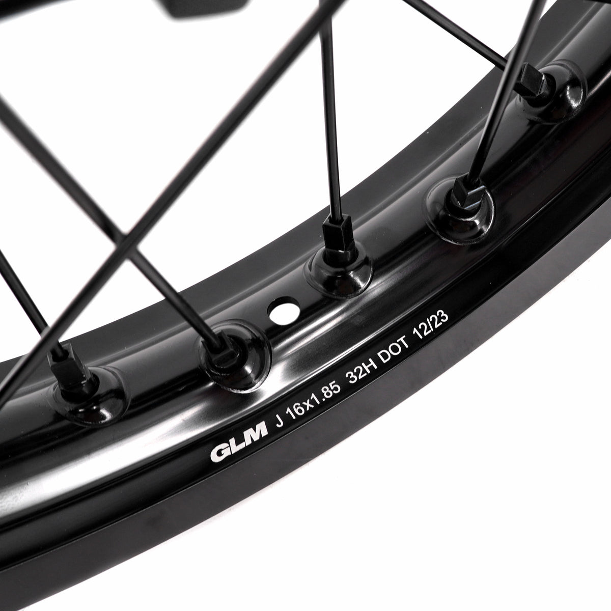 US Stock KKE 1.85*16" All-black Rear Rims Fit Talaria Sting MX3 / Talaria Sting R MX4 E-bike Wheels KKE Racing