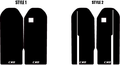 Talaria OEM Fork Gaurd Decals - Riot Racing