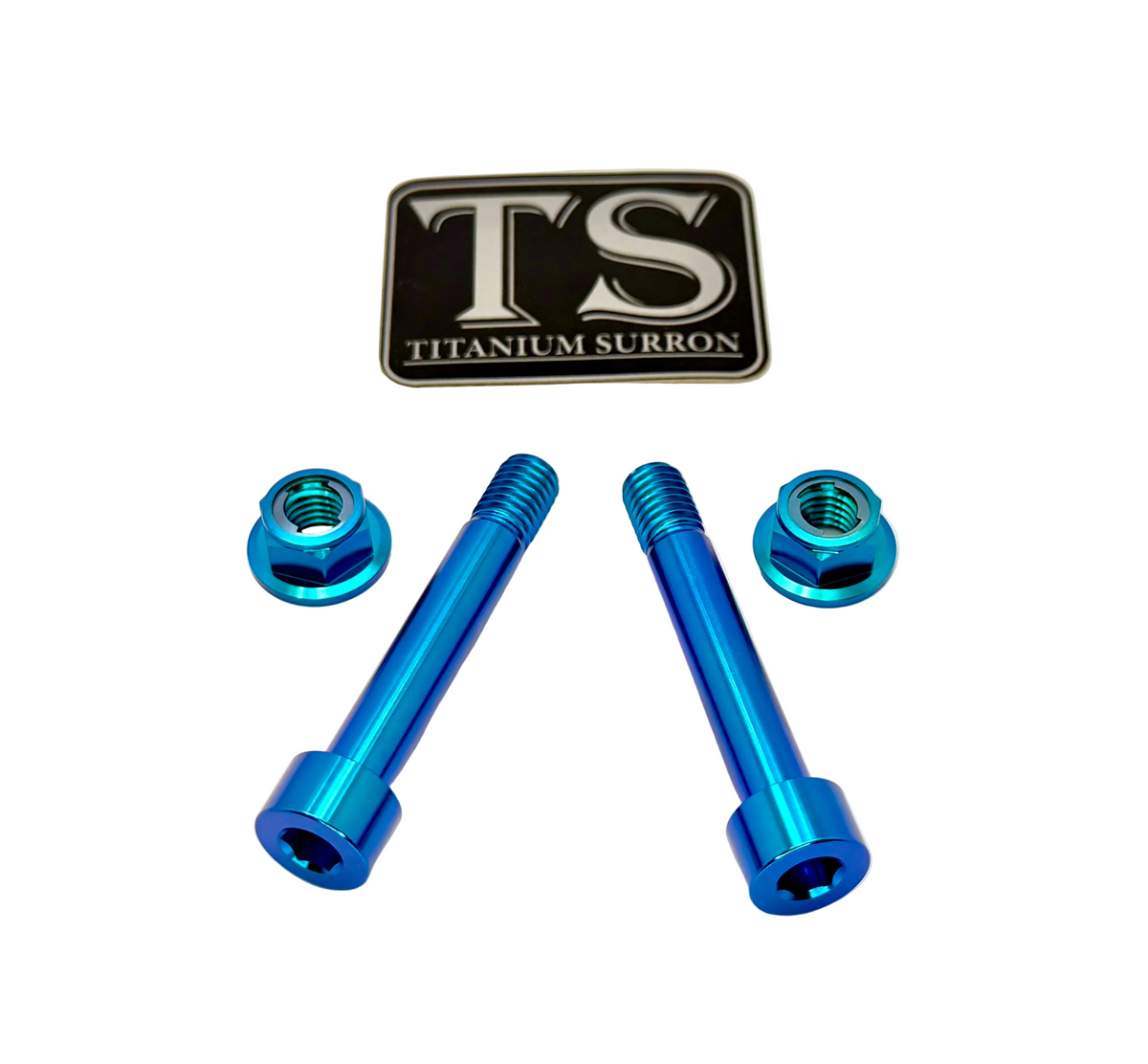 Titanium Rear Shock Mount Hardware (4 Pieces) E-Ride Pro Titanium Surron