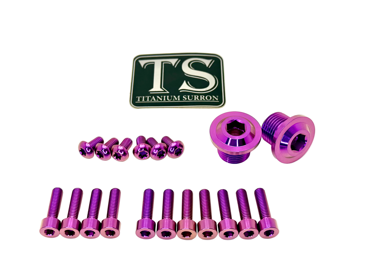 Titanium KKE Fork Bolt Kits Titanium Surron