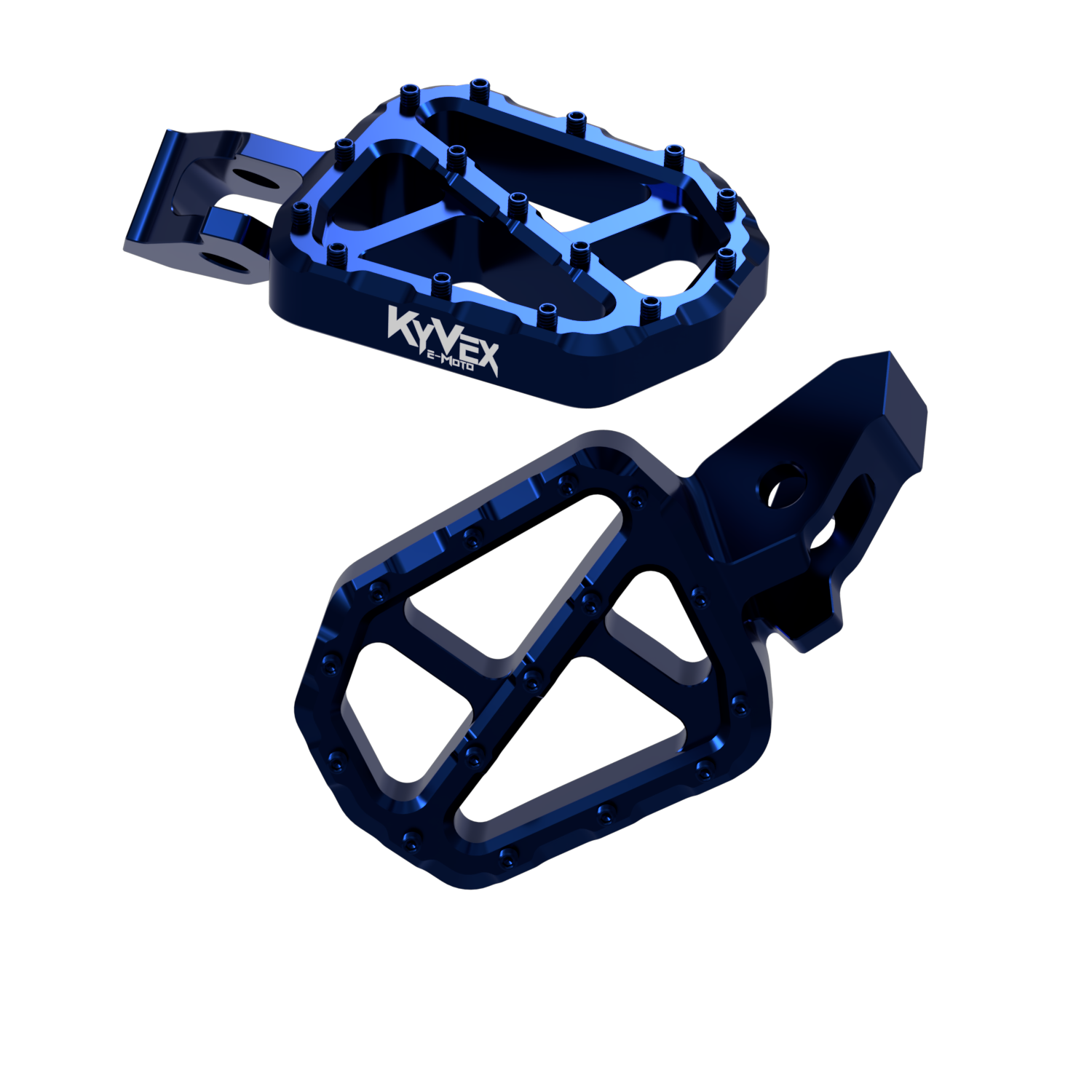KyVex Billet Wide Foot Pegs - Ultra Bee Compatible KyVex Moto