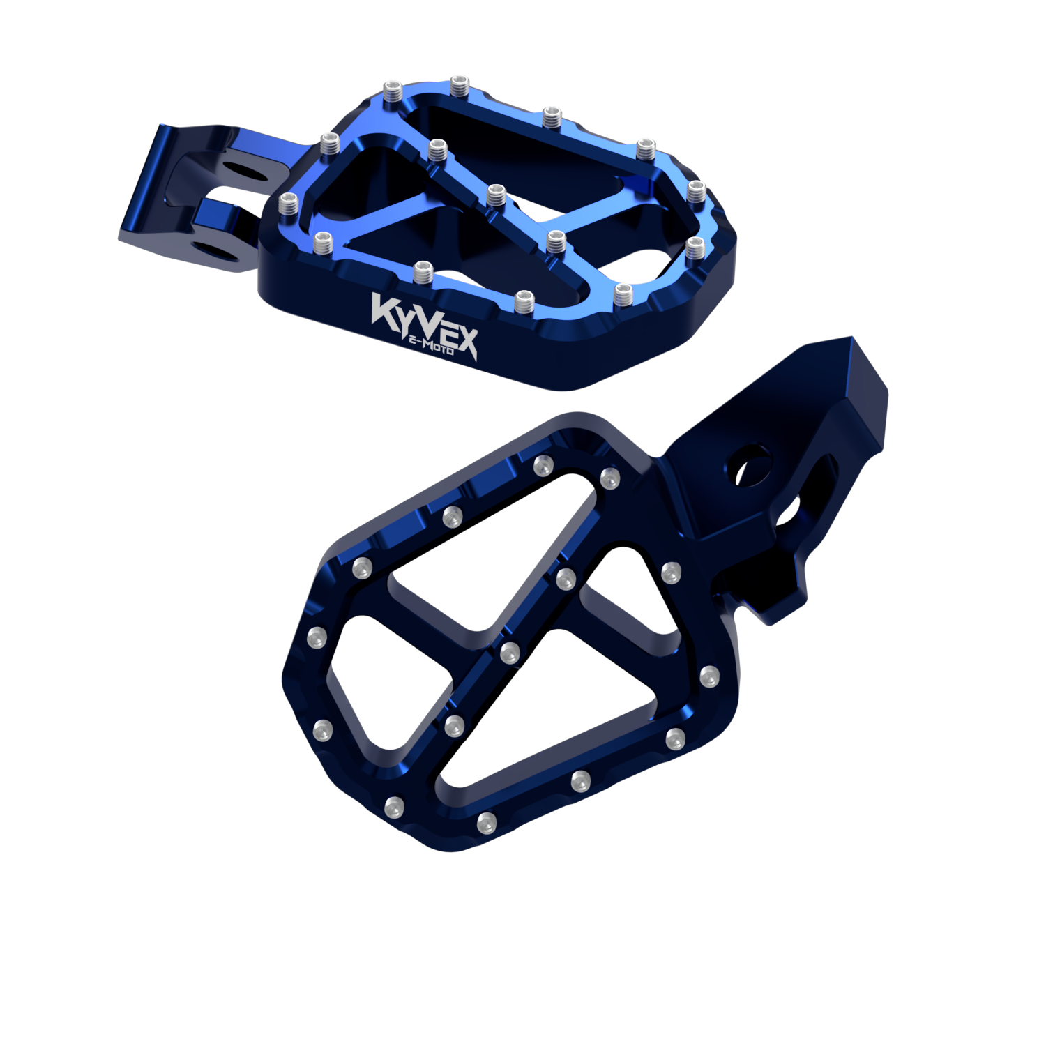 KyVex Billet Wide Foot Pegs - Ultra Bee Compatible KyVex Moto