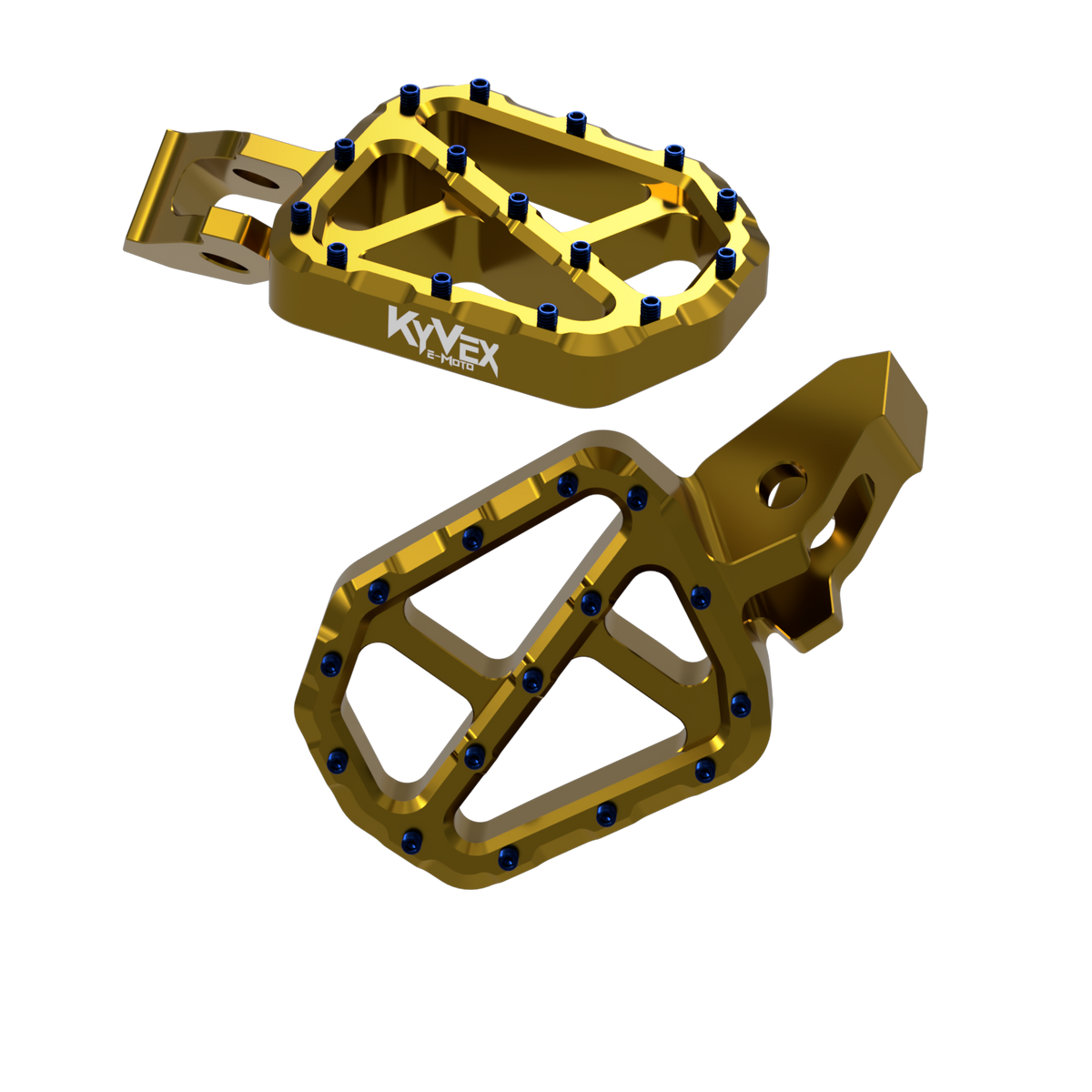 KyVex Billet Wide Foot Pegs - Ultra Bee Compatible KyVex Moto