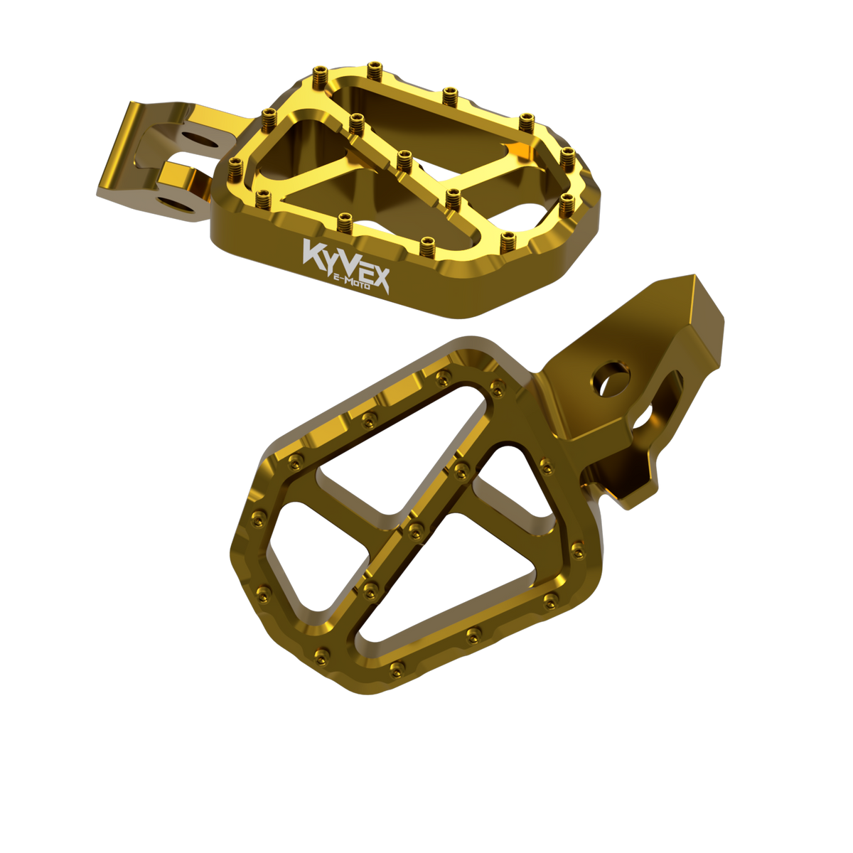 KyVex Billet Wide Foot Pegs - Ultra Bee Compatible KyVex Moto