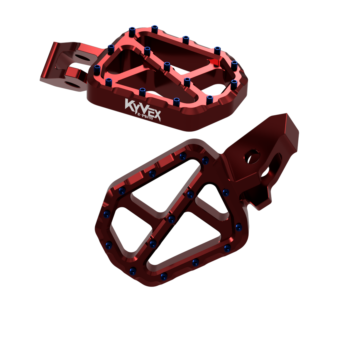KyVex Billet Wide Foot Pegs - Ultra Bee Compatible KyVex Moto