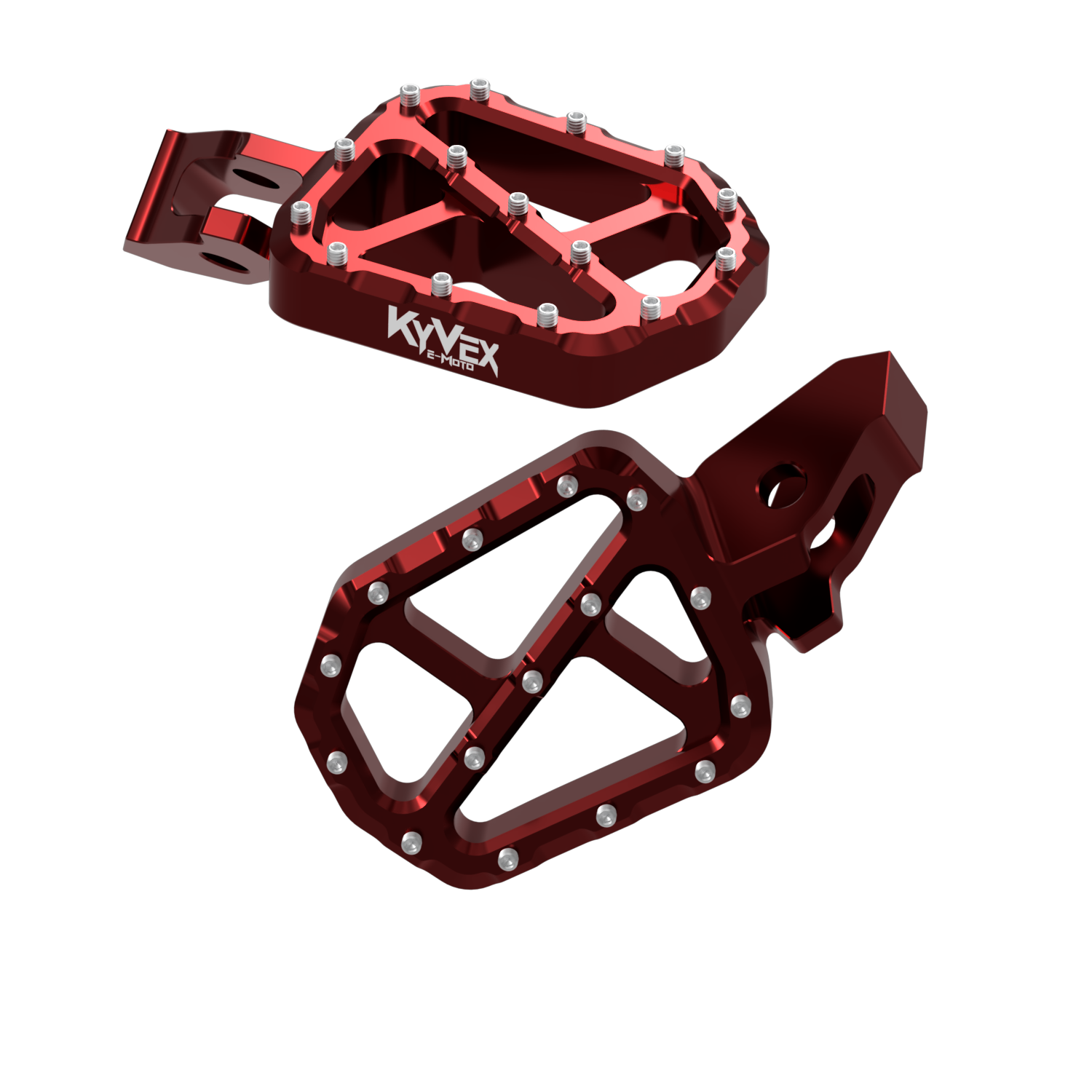 KyVex Billet Wide Foot Pegs - Ultra Bee Compatible KyVex Moto