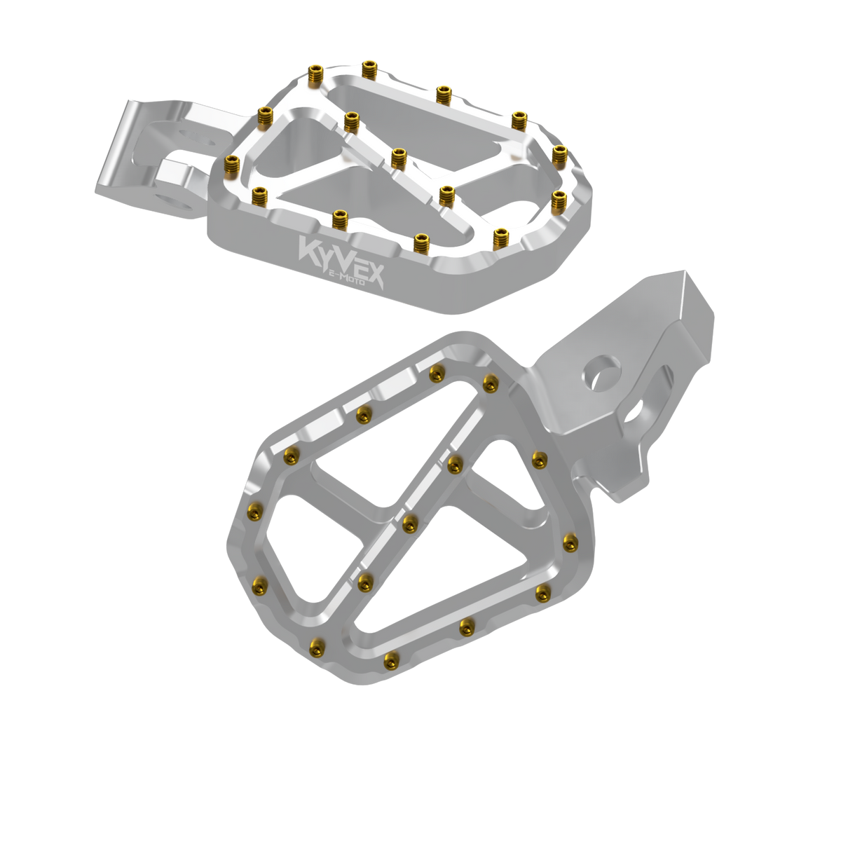KyVex Billet Wide Foot Pegs - Ultra Bee Compatible KyVex Moto