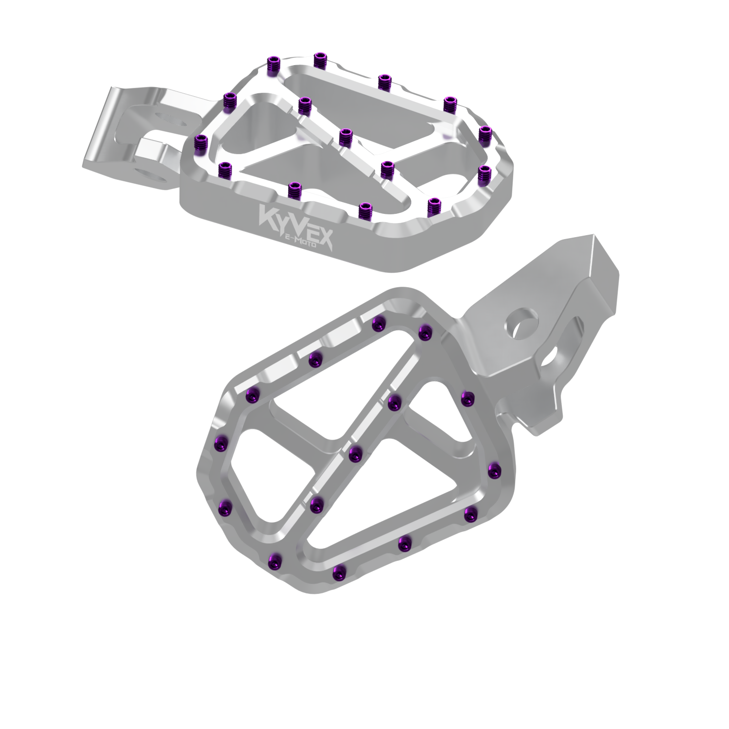 KyVex Billet Wide Foot Pegs - Ultra Bee Compatible KyVex Moto