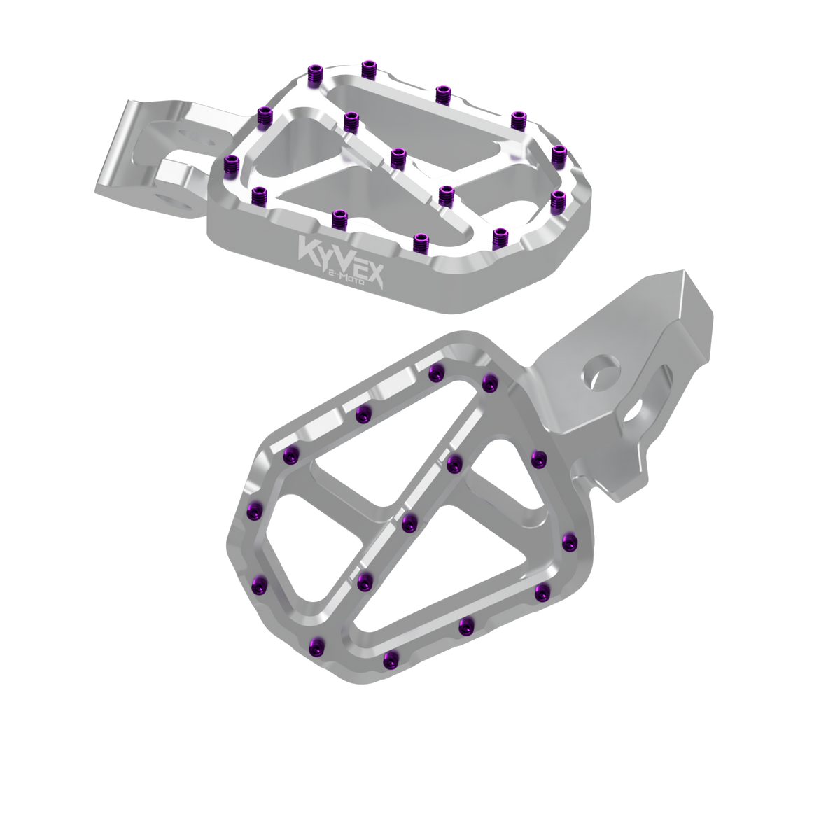 KyVex Billet Wide Foot Pegs - Ultra Bee Compatible KyVex Moto